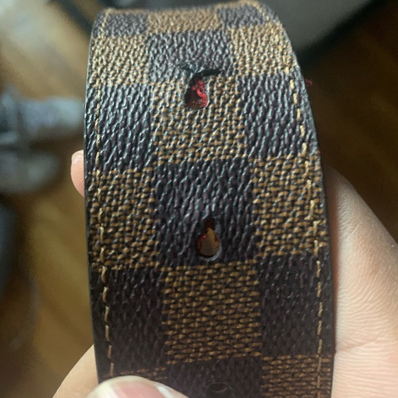 Men’s Louis Vuitton Damier Belt Brown - Picture 6 of 6